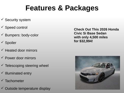 Certified 2026 Honda Civic Si image 20