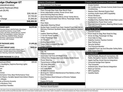 Used 2023 Dodge Challenger GT w/ Plus Package image 53