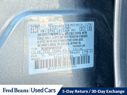 Used 2017 Nissan Sentra SV w/ All Weather Package image 32