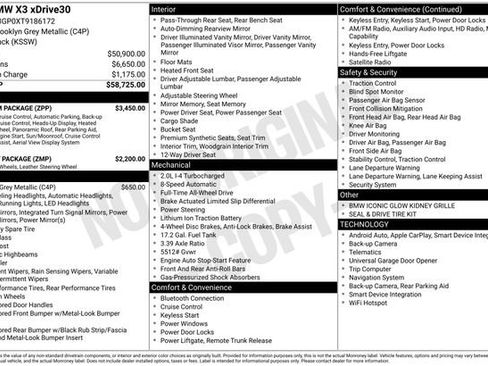 Used 2026 BMW X3 xDrive30 w/ Premium Package image 29