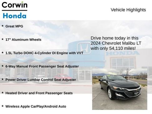 Used 2024 Chevrolet Malibu LT FWD image 6