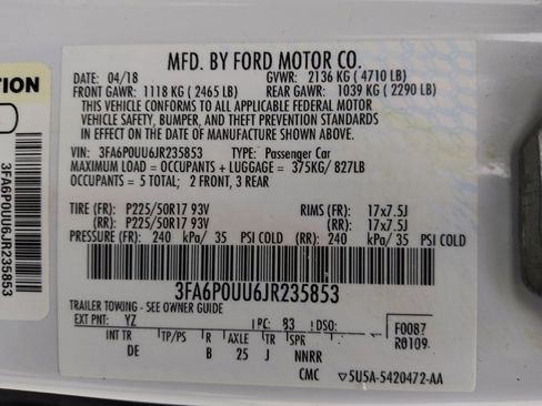 Used 2018 Ford Fusion S FWD image 33