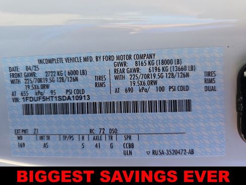 New 2025 Ford F550 4x4 Regular Cab Super Duty image 42