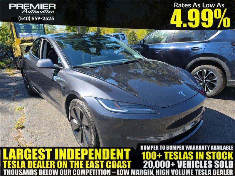 Used 2025 Tesla Model 3 Long Range AWD/4WD image 1