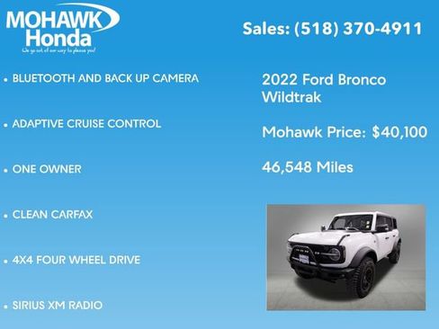 Used 2022 Ford Bronco Wildtrak image 7