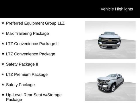 Used 2019 Chevrolet Silverado 1500 LTZ w/ LTZ Premium Package AWD/4WD image 13