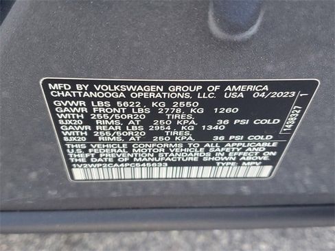 Certified 2023 Volkswagen Atlas SE w/ Black Wheel Package image 31