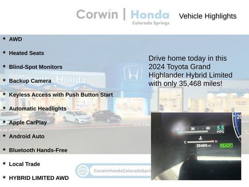 Used 2024 Toyota Grand Highlander AWD Hybrid image 6
