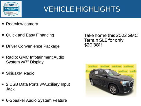 Used 2022 GMC Terrain SLE w/ Driver Convenience Package image 23