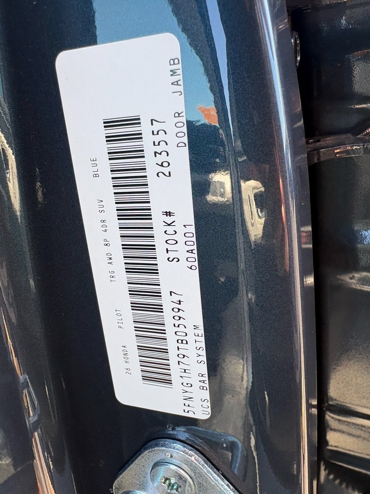 New 2026 Honda Pilot Touring image 33