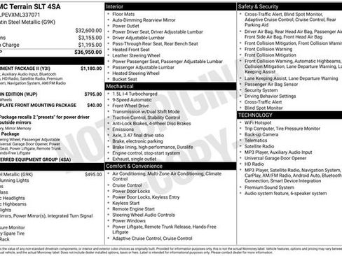 Used 2021 GMC Terrain SLT w/ Infotainment Package II FWD image 26