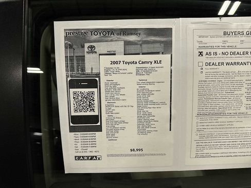 Used 2007 Toyota Camry XLE image 13