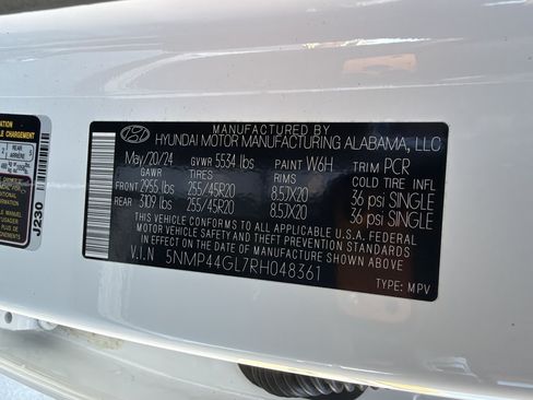 Used 2024 Hyundai Santa Fe Limited FWD image 42