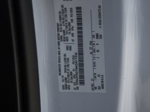 Used 2019 Ford F550 2WD Regular Cab Super Duty w/ Snow Plow Prep Package image 34