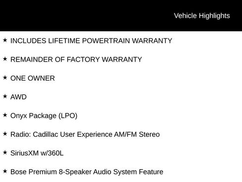 Used 2022 Cadillac XT5 Luxury w/ LPO, ONYX Package image 1