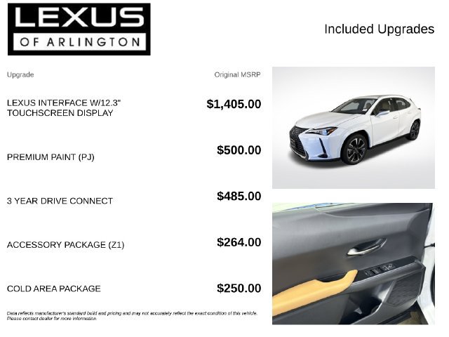 Certified 2026 Lexus UX 300h AWD w/ Accessory Package (Z1) image 4
