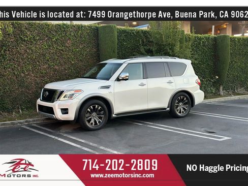 Used 2017 Nissan Armada Platinum w/ Captain Seat Package image 11