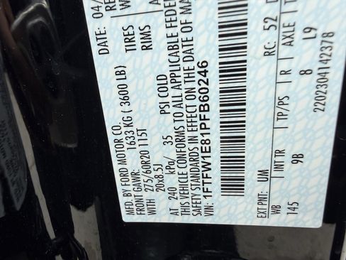 Used 2023 Ford F150 Platinum w/ Equipment Group 701A High image 36