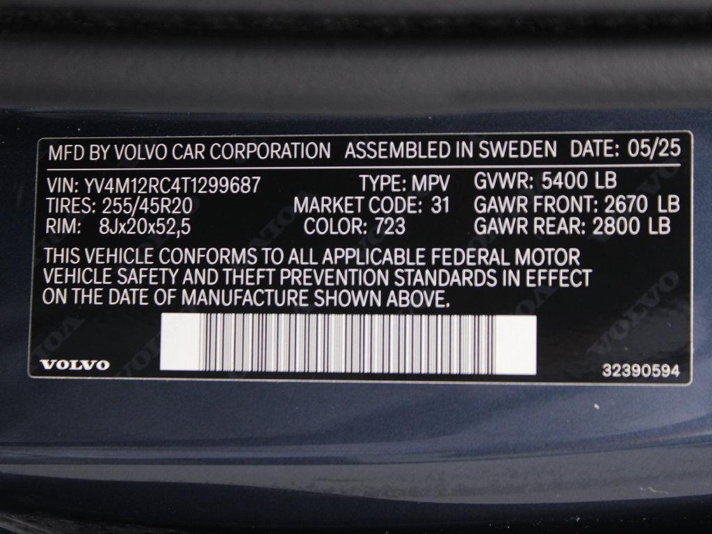 Used 2026 Volvo XC60 B5 Plus w/ Protection Package Premier AWD/4WD image 69