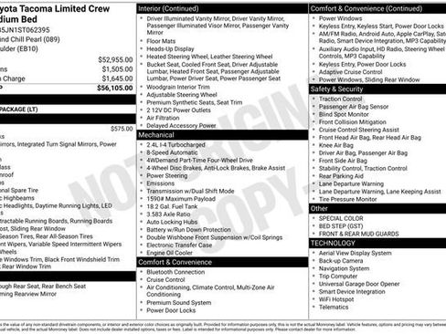 Used 2025 Toyota Tacoma Limited image 2