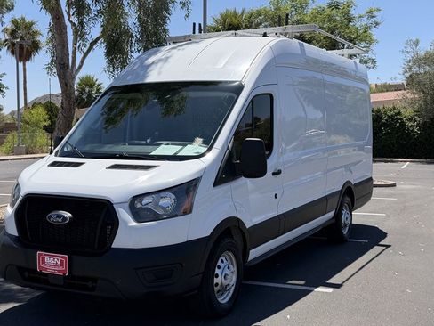 Used 2023 Ford Transit 350 148 High Roof Extended w/ Fleet Safety Package RWD image 1