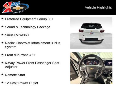 Certified 2022 Chevrolet Blazer LT w/ Sound & Technology Package AWD/4WD image 2