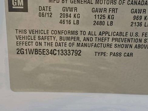 Used 2012 Chevrolet Impala LT image 10