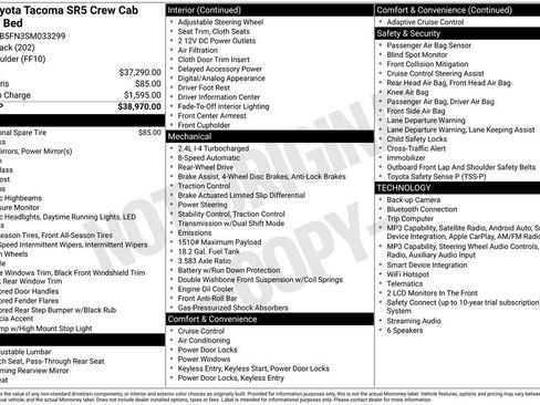 Used 2025 Toyota Tacoma SR5 RWD image 4