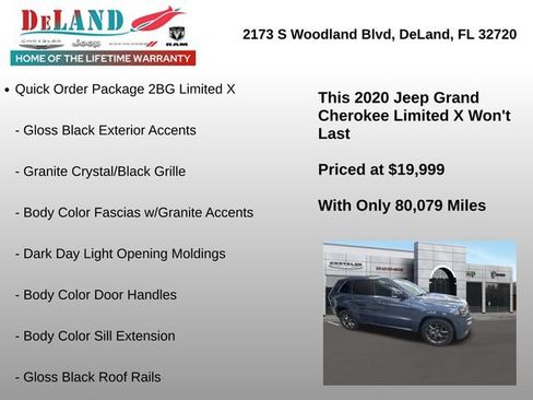Used 2020 Jeep Grand Cherokee Limited X RWD image 3