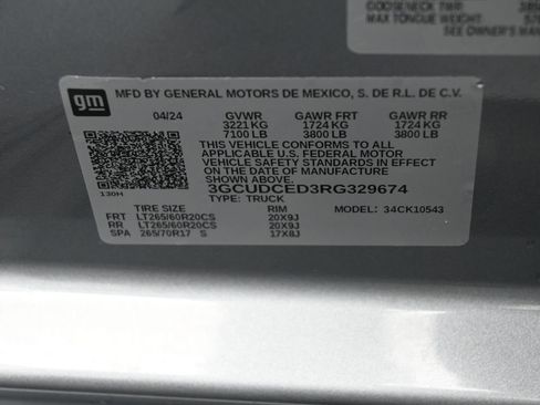 Used 2024 Chevrolet Silverado 1500 Custom Trail Boss image 13