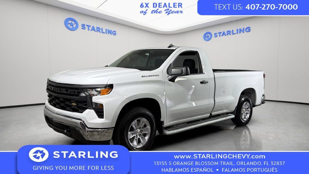 Certified 2025 Chevrolet Silverado 1500 W/T RWD image 6