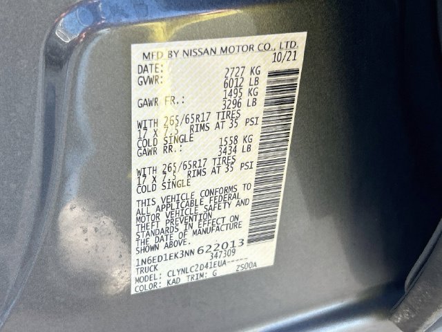Used 2022 Nissan Frontier SV AWD/4WD image 39