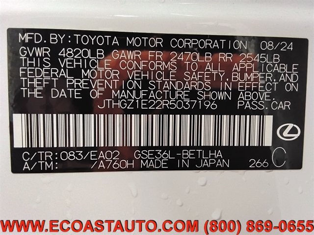 Used 2024 Lexus IS 350 F Sport w/ Memory Package AWD/4WD image 20