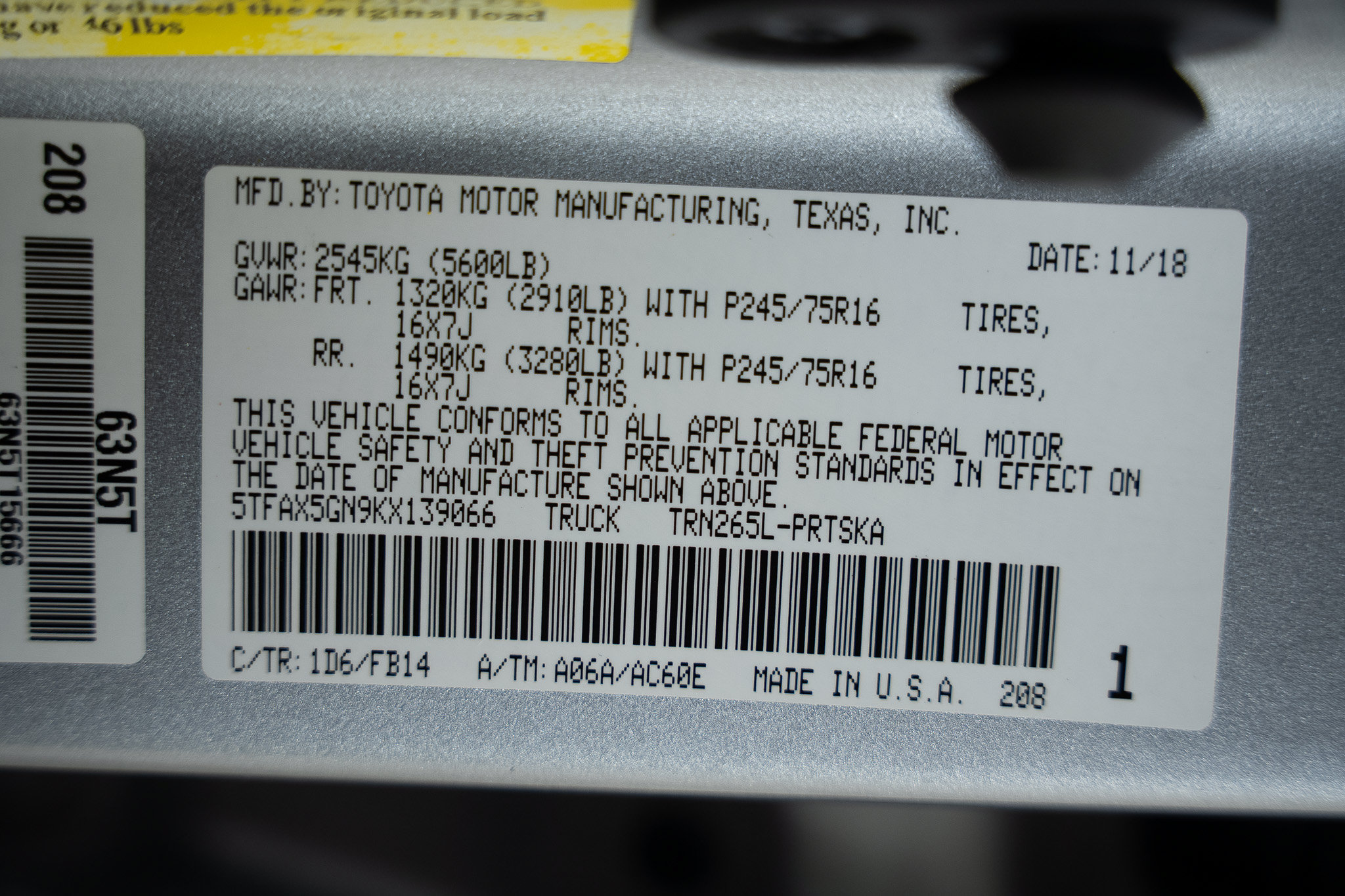 Used 2019 Toyota Tacoma SR w/ SR Convenience Package RWD image 41