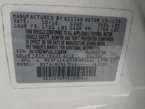Used 2019 Nissan Versa SV FWD image 33