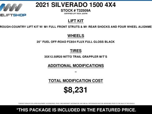Used 2021 Chevrolet Silverado 1500 LT Trail Boss w/ Convenience Package II AWD/4WD image 2