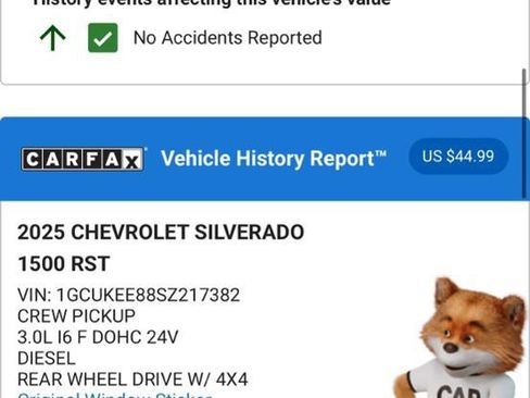 Used 2025 Chevrolet Silverado 1500 RST w/ Convenience Package II image 5