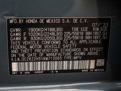 Used 2024 Honda HR-V Sport image 9