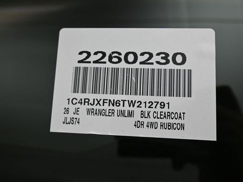 New 2026 Jeep Wrangler Unlimited Rubicon image 11