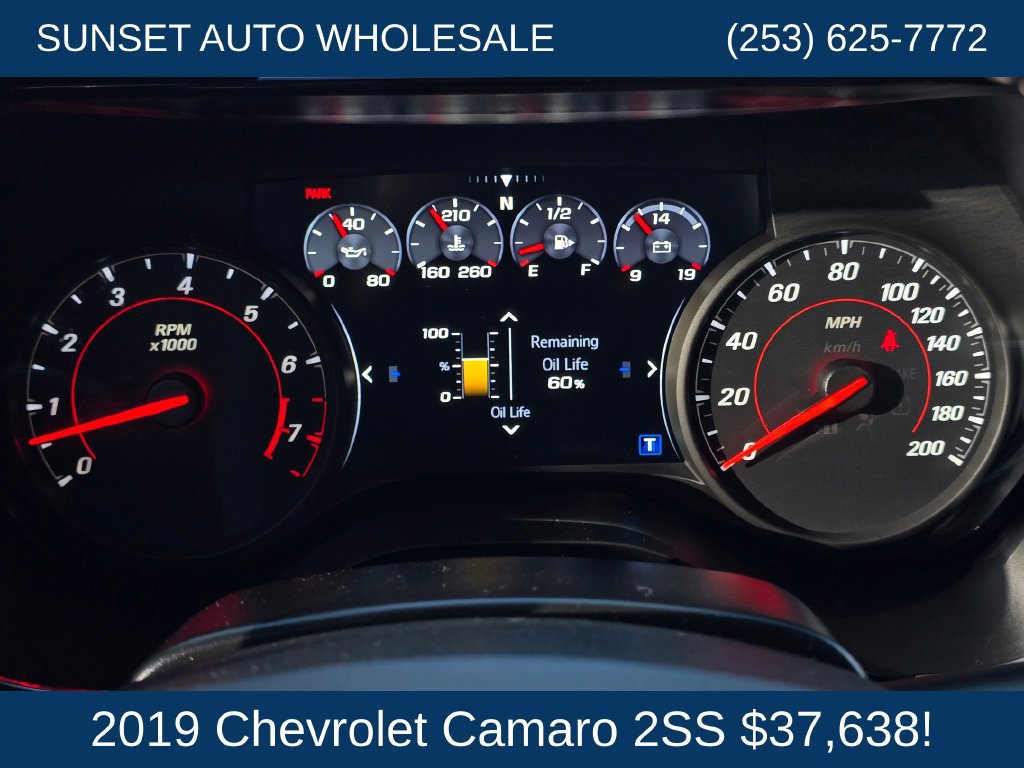 Used 2019 Chevrolet Camaro SS RWD image 32
