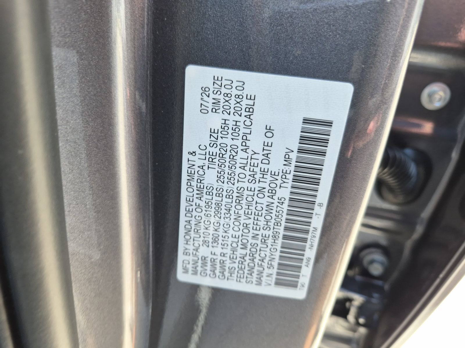 New 2026 Honda Pilot Elite image 23