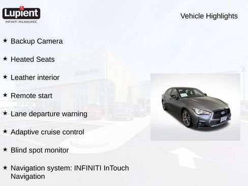 Used 2023 INFINITI Q50 Sensory AWD/4WD image 2