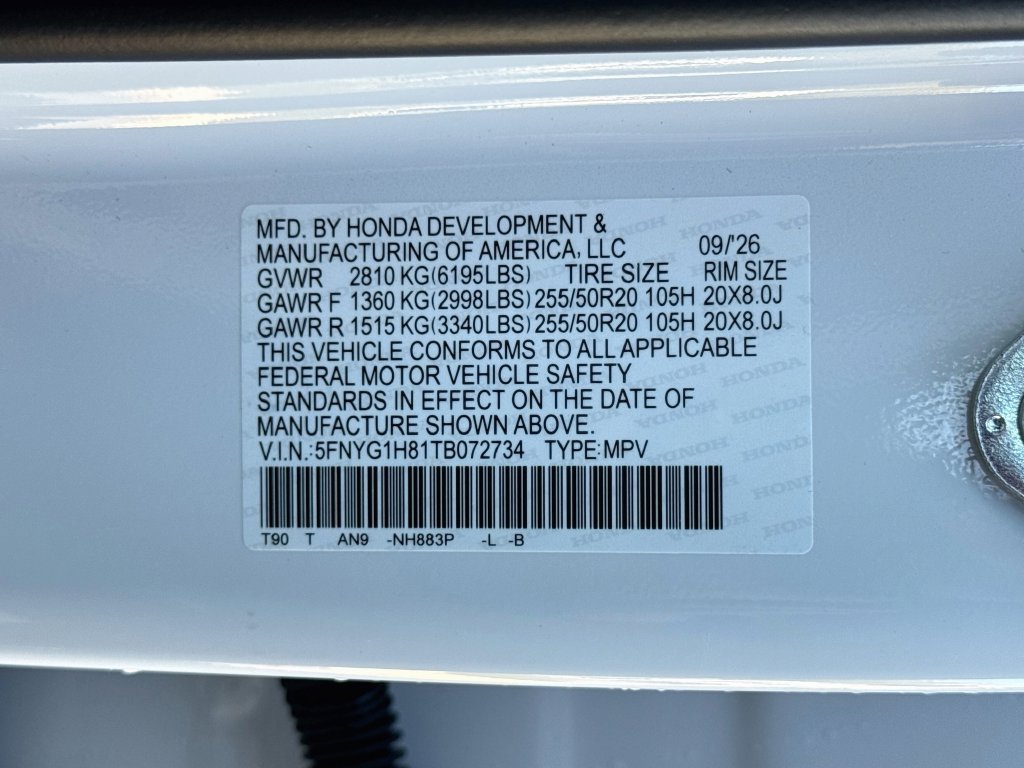 New 2026 Honda Pilot Elite image 13