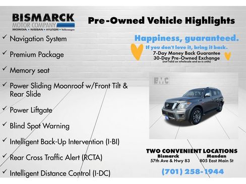 Used 2019 Nissan Armada SL w/ Premium Package AWD/4WD image 5