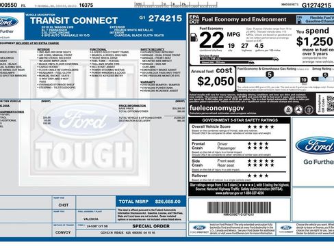 Used 2016 Ford Transit Connect XL image 3