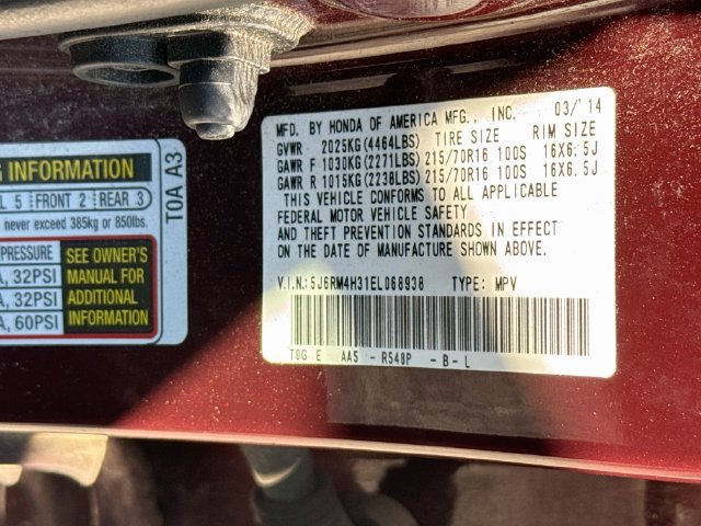 Used 2014 Honda CR-V LX image 14