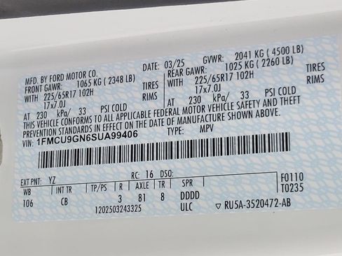 Used 2025 Ford Escape Active image 26