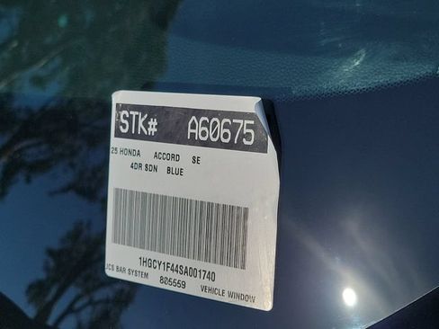 Used 2025 Honda Accord SE image 30