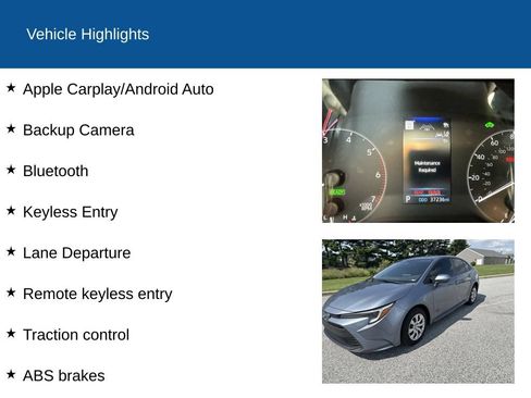 Used 2025 Toyota Corolla LE FWD image 2