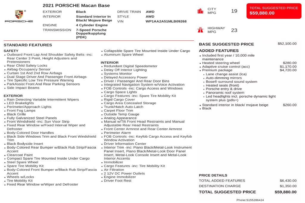 Used 2021 Porsche Macan AWD/4WD image 3